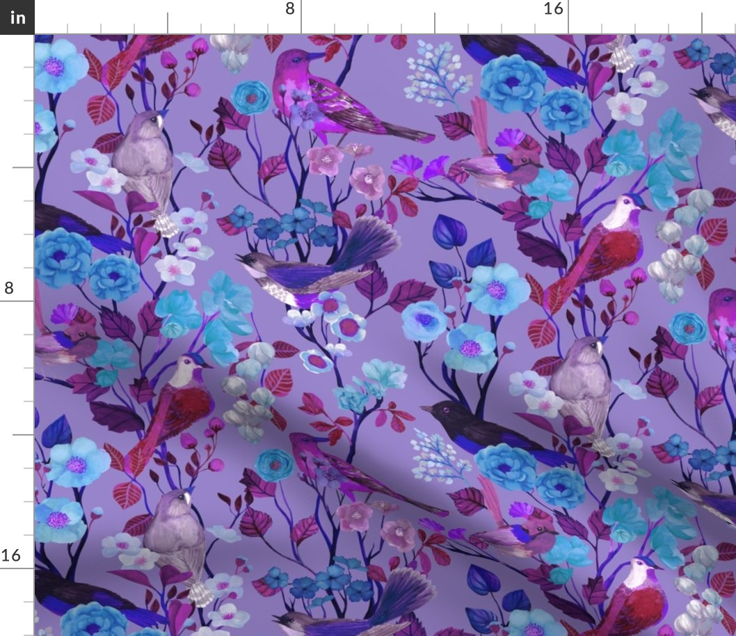 Birds and Blooms Chinoiserie {Mad Violet}