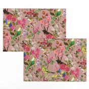 Birds and Blooms Chinoiserie {Rose}