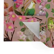 Birds and Blooms Chinoiserie {Rose}