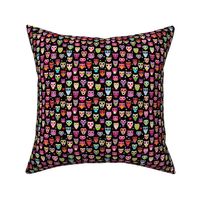 Retro colorful owls best selling owl print in colorful summer colors SMALL