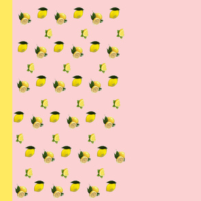 Pink Lemonade Border Print