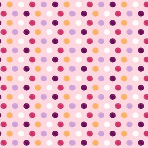 ice-cream pink coordinate polka dots