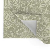 Griffon- sage green background