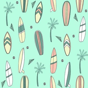 surfboard fabric // surf tropical summer design - custom colors