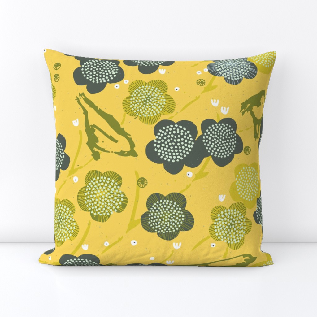 Birds and Blooms M+M Yolk by Friztin