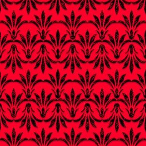 Peace_Floral_Pattern_Red