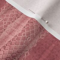 Horizontal Snakeskin (Light Maroon)