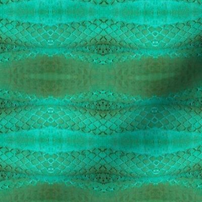 Horizontal Snakeskin (Blueish Green)