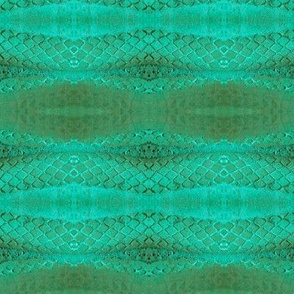 Horizontal Snakeskin (Blueish Green)