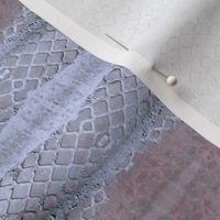 Horizontal Snakeskin (Violet  & Plum)