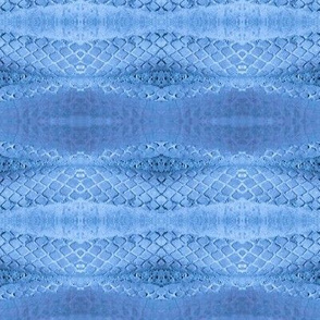 Horizontal Snakeskin (Electric Blue)