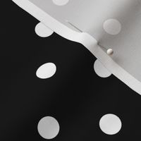 Licorice Black and White Polka Dots