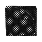 Licorice Black and White Polka Dots