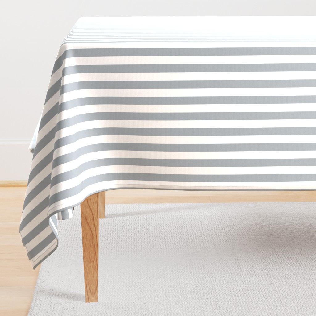 Grey Mist Wide Stripes