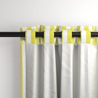 Citron and White Wide Stripes