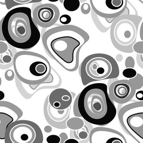 Black and white abstract pattern . 