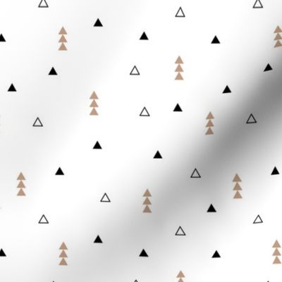 Cool Scandinavian style mini triangle geometric arrow print gender neutral