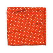 Orange-Pop-and-White-Polka-Dots