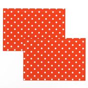 Orange-Pop-and-White-Polka-Dots