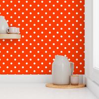 Orange-Pop-and-White-Polka-Dots