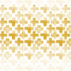 cross fade - 2" - gold