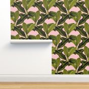 Palm In Palm ~ Dauphine Pink 