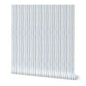 Watercolour Stripes - cornflower blue