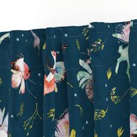 Mythica LARGE (teal linen) 