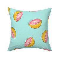 grapefruit - fruit fabric