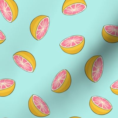 (small scale) grapefruit - summer fabric