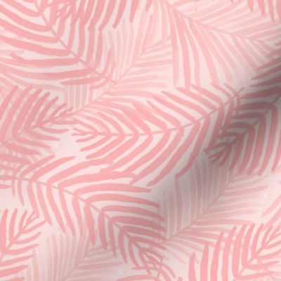 palm print fabric pink nursery soft baby fabric