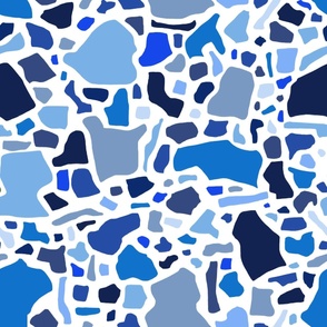 Confetti in Blues