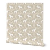 french bulldog florals silhouette frenchie dog sand