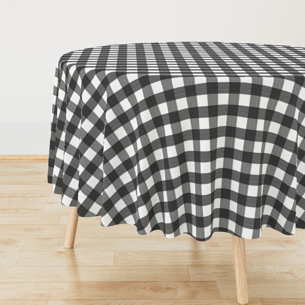 Black 1.5" Buffalo Plaid 