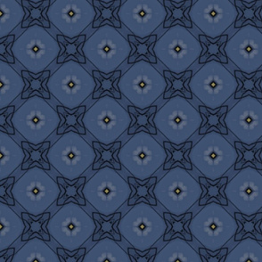 Blue Floral tile