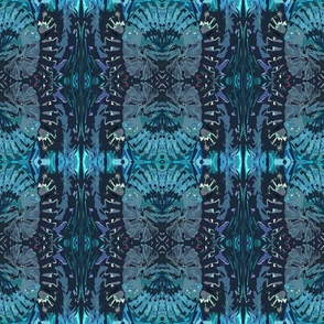 Western Native Pattern 1  Blue Aqua