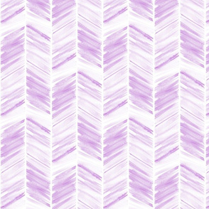 watercolor feather - lilac