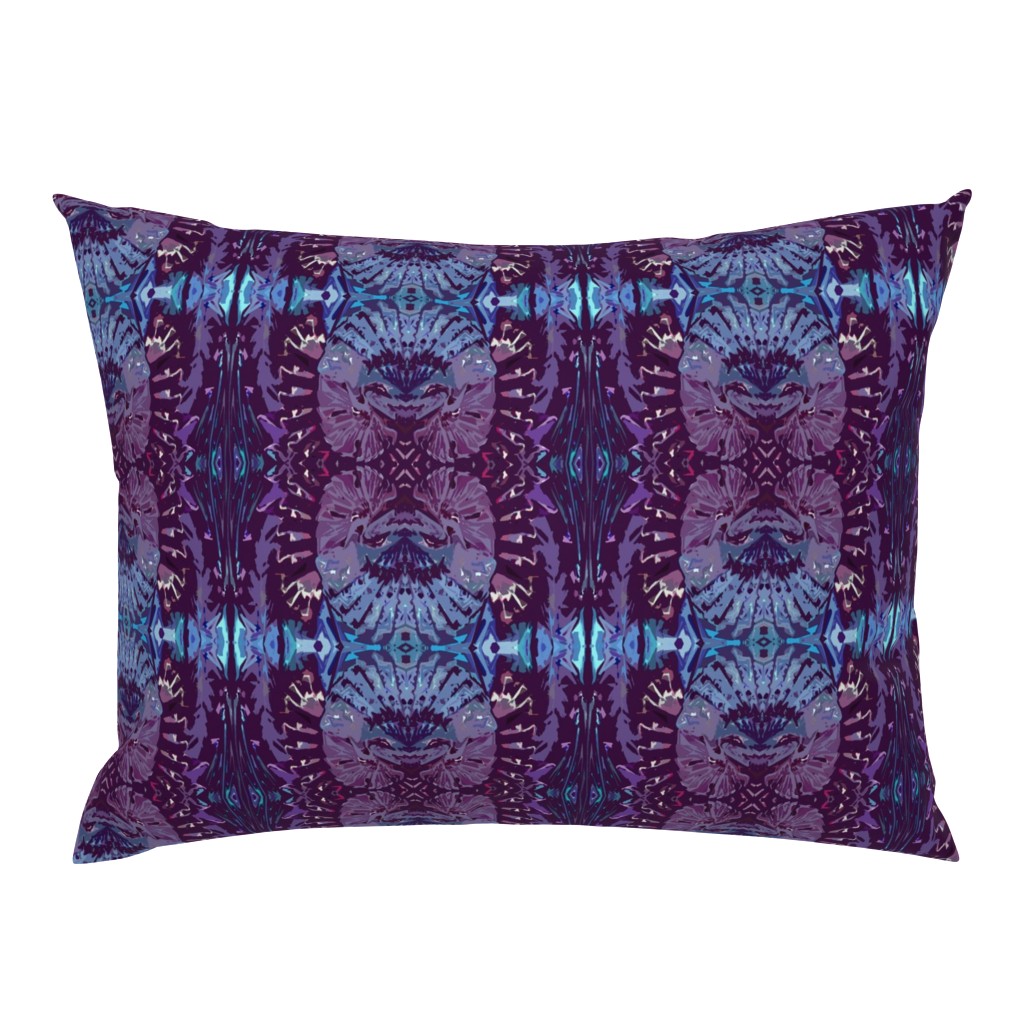 Western Tribal Native Pattern 1 Purple Aqua