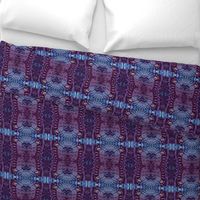 Western Tribal Native Pattern 1 Purple Aqua