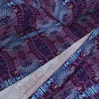 Western Tribal Native Pattern 1 Purple Aqua