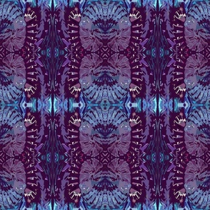 Western Tribal Native Pattern 1 Purple Aqua