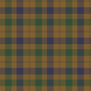 Isabella  (MacTavish) Fraser Wedding tartan, 6" weathered colors, 1785