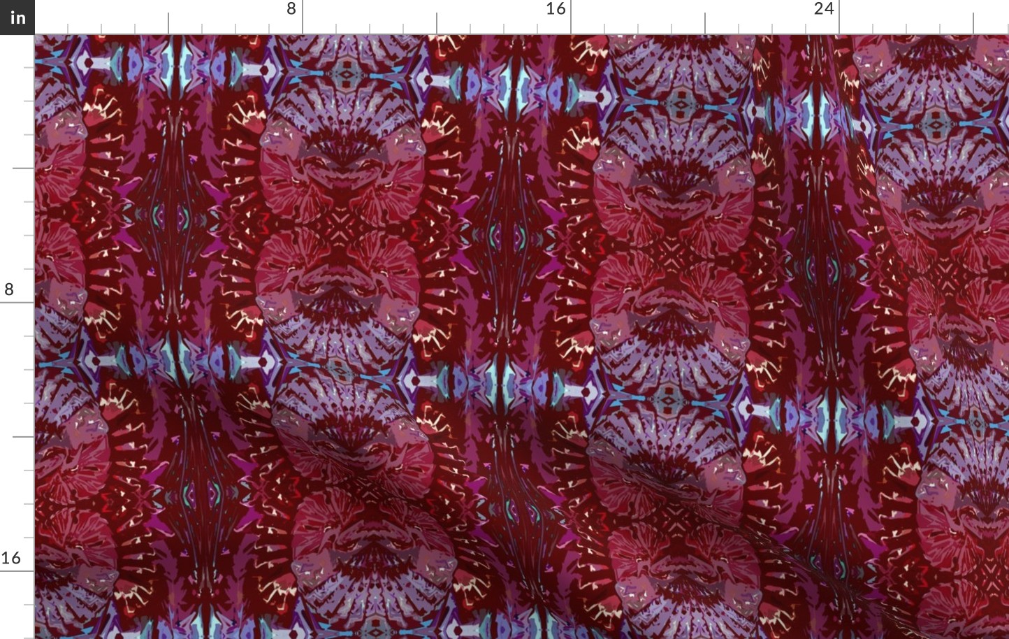 Western Tribal Native Pattern 1 Red