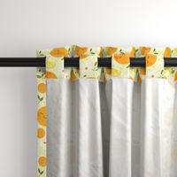 Orange Citrus Pattern- Larger Print