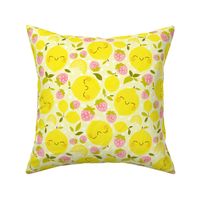 Strawberry Lemon Pattern- Larger Print