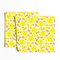 Strawberry Lemon Pattern- Larger Print