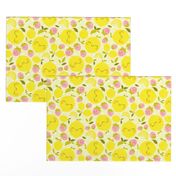 Strawberry Lemon Pattern- Larger Print