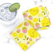 Strawberry Lemon Pattern- Larger Print