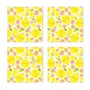 Strawberry Lemon Pattern- Larger Print