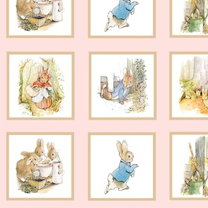Kids Panels French Terry Choose your fabric !Peter Rabbit Rabbit Peter Stoff Stoffe Jersey Fabric Cotton